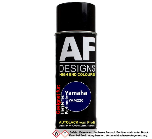 Motorradlack Spraydose für Yamaha YAM220 Blue Stone Basislack Sprühdose 400ml
