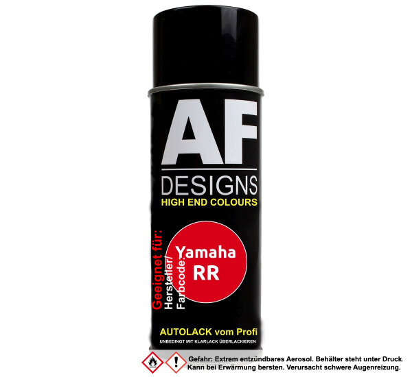 Motorradlack Spraydose für Yamaha RR Red 3C Basislack Sprühdose 400ml