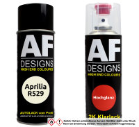 2K Spraydose Set für Aprilia R529 Bianco Basislack...