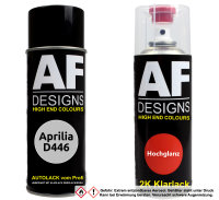 2K Spraydose Set für Aprilia D446 Grigio Platino...