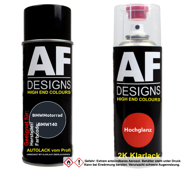 2K Spraydose Set für BMWMotorrad BMW140 Dunkelgrün Metallic Basislack 2K Klarlack Sprühdose 400ml
