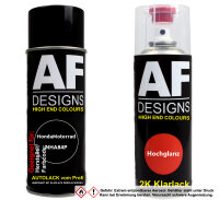 2K Spraydose Set für HondaMotorrad NHA84P Pearl Nightstar Black Basislack 2K Klarlack Sprühdose 400ml