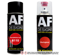 2K Spraydose Set für HondaMotorrad R110 Rosso Monza...
