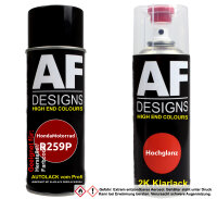 2K Spraydose Set für HondaMotorrad R259P Bordeaux...