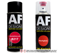 2K Spraydose Set für HondaMotorrad R217 Red 3C...