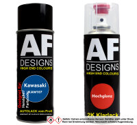2K Spraydose Set für Kawasaki KAW107 Blue 2C...
