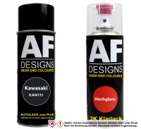 2K Spraydose Set für Kawasaki KAW131 Black Perl...