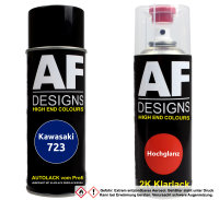 2K Spraydose Set für Kawasaki 723 Candy Plasma Blue...