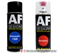 2K Spraydose Set für Kawasaki 15D Candy Plasma Blue...