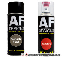 2K Spraydose Set für Kawasaki 17M Atomic Silver...