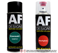 2K Spraydose Set für Kawasaki KAW121 Green Metallic...