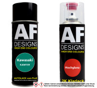 2K Spraydose Set für Kawasaki KAW159 Green Metallic...
