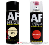2K Spraydose Set für PiaggioScooters 593 Beige Stick...