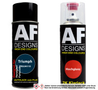 2K Spraydose Set für Triumph TRIUM110 Pacific Blue...