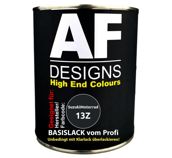 500ML Motorradlack für SuzukiMotorrad 13Z Black Perl  spritzfertig
