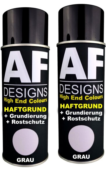 Spraydose Set für 2x Haftgrund Spraydose grau Grundierung Rostschutz Autolack