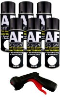 Spraydose Set für 6x Haftgrund Spraydose weiss +...