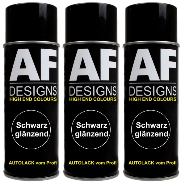 Schwarz glanz Spraydose 3x Spray glänzend Lackspray Autolack