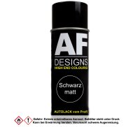 Schwarz matt Spraydose Spray mattes Lackspray Autolack