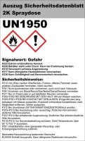 2K Spraydose für 20121 BOLLINDER MUNKTEL GEEL Autolack Lackspray Sprühdose Spraydose