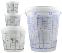 Mischbecher 10x Messbecher 1400ml mit Deckel für...