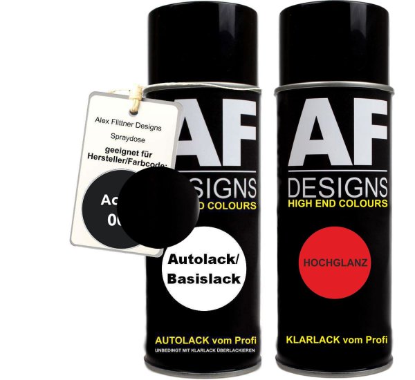 Spraydose für AIXAM LIGHT CAR A202 ORANGE Metallic Set Klarlack Basislack