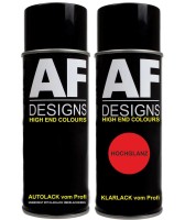Spraydose für DAF H3342 ROTBRAUN Set Klarlack Basislack