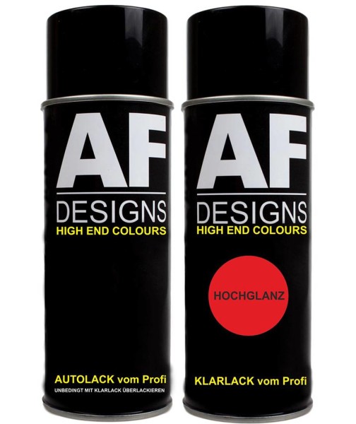 Spraydose für FIAT AUSTRALIA FT037 ROSSO PASSIONALE Set Klarlack Basislack