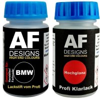 Lackstift für BMW 269 ARKTISGRAU Metallic + Klarlack je 50ml Autolack Set