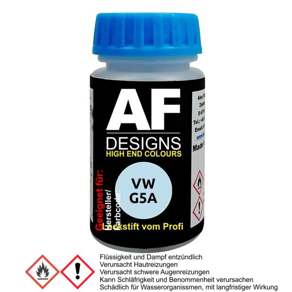 Lackstift für VW / Volkswagen Cameo Blue G5A schnelltrocknend Tupflack Autolack
