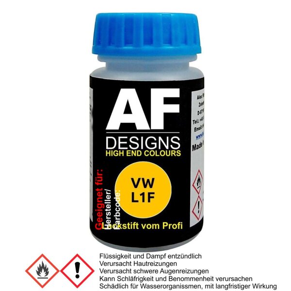 Lackstift für VW / Volkswagen Aa Yellow L1F schnelltrocknend Tupflack Autolack