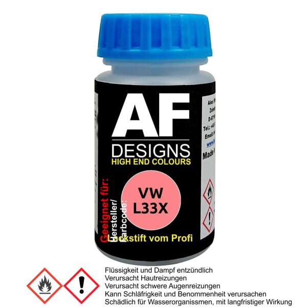 Lackstift für VW / Volkswagen Altrosa L33X schnelltrocknend Tupflack Autolack
