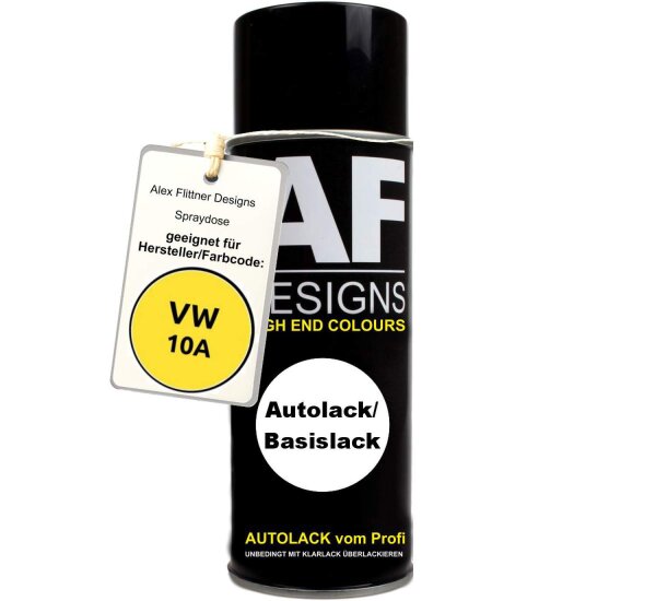 Für VW / Volkswagen Ralleygelb 10A Spraydose Autolack Sprühdose Basislack