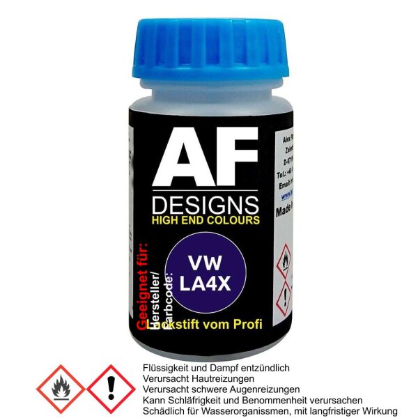 Lackstift für VW / Volkswagen Ultra Violet Metallic LA4X schnelltrocknend Tupflack Autolack