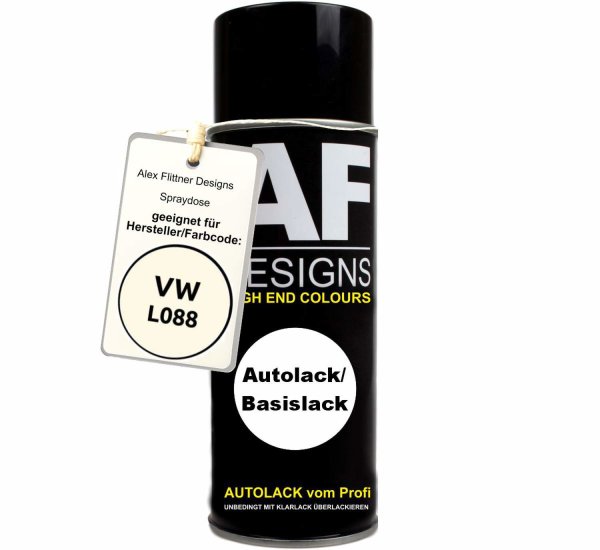 Für VW / Volkswagen Pearlweiss L088 Spraydose Autolack Sprühdose Basislack