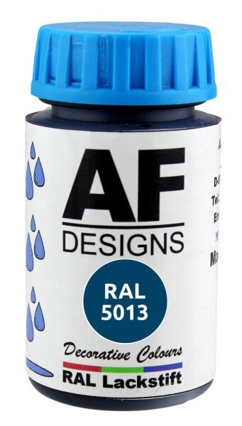 Lackstift RAL 5013 KOBALTBLAU glänzend 50ml Holz Metall Möbel Bad Retuschierlack Reparaturlack