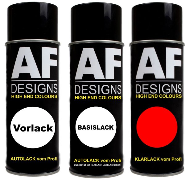 Spraydose für BMW 575 RED Metallic Set Klarlack Vorlack