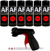 Klarlack matt 6 Spraydosen  Lackspray Kratzfest...