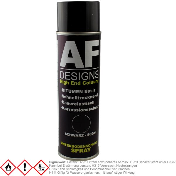 Unterbodenschutz Spray Bitumen schwarz Versiegelung Steinschlagschutz