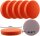 5x Polierschwamm orange 150x25mm Polierschwämme