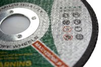 Trennscheibe 125mm 25x INOX Flexscheibe Trennscheibe Metall Edelstahl