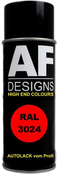 RAL3024 Leuchtrot Lackspray Autolack Sprühdose Spraydose seidenmatt