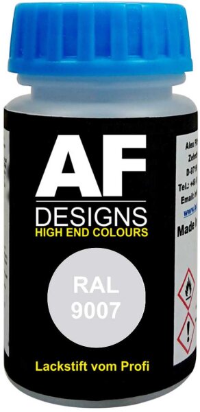 Lackstift RAL9007 Graualuminium stumpfmatt 50ml schnelltrocknend Acryl