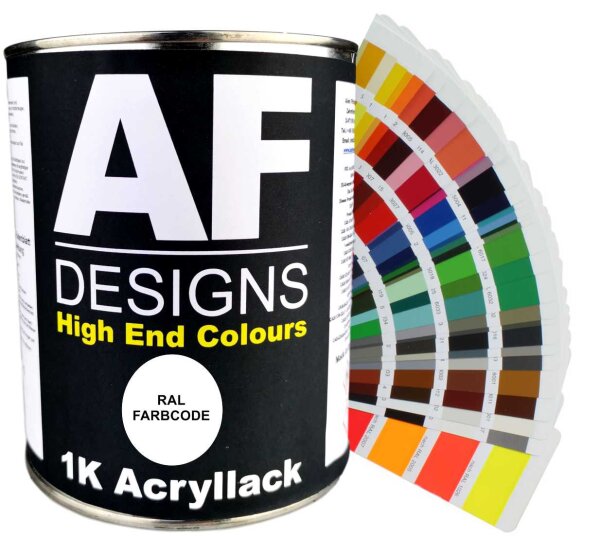 RAL 1K Acryllack matt alle RAL TÖNE Buntlack Maschinenlack