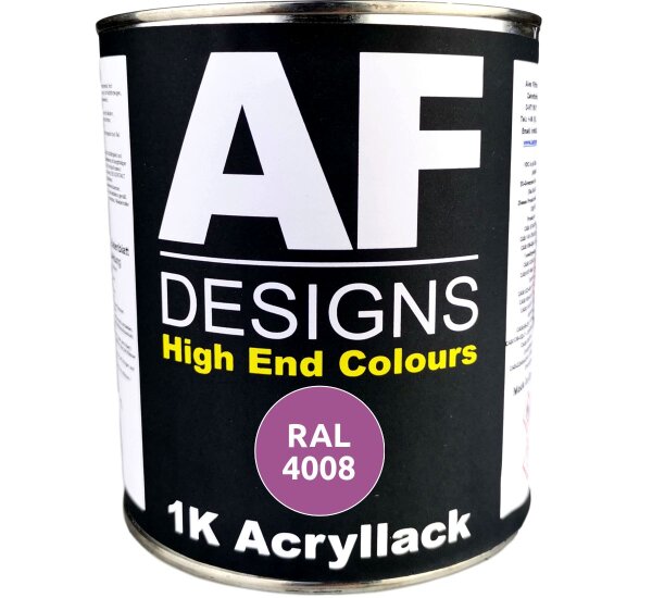 RAL4008 SIGNALVIOLETT glänzend 1KG Acryllack Buntlack Maschinenlack
