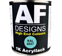 RAL6027 LICHTGRUEN seidenmatt 1KG Acryllack Buntlack...