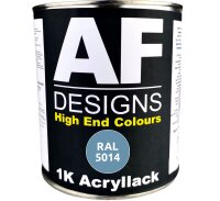 RAL5014 TAUBENBLAU matt 1KG Acryllack Buntlack Maschinenlack
