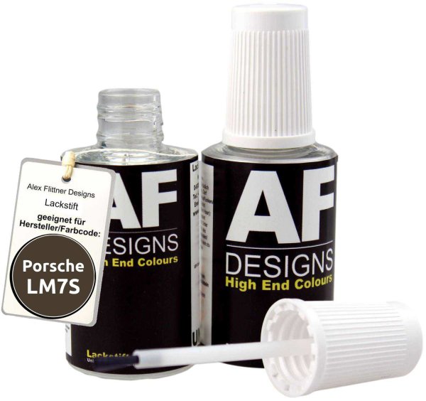 Lackstift für Porsche LM7S Achatgrau Metallic schnelltrocknend 20x20ml Autolack