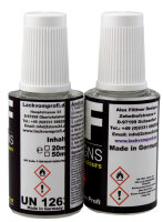 Lackstift für VW / Volkswagen Reflexsilber Metallic LA7W 2x20ml