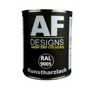 1 Liter Kunstharz Lack Buntlack Kunstharzlack RAL9005...